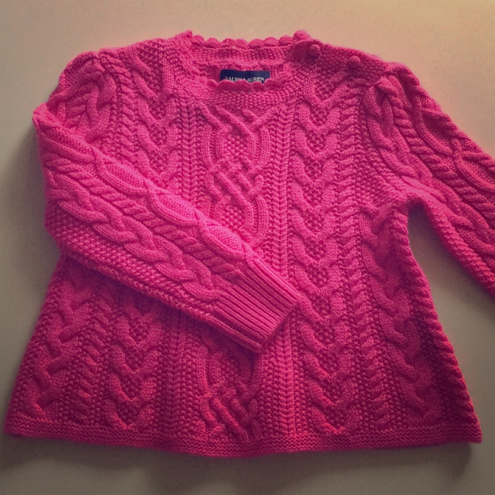Ralph Lauren cashmere sweater for little girls